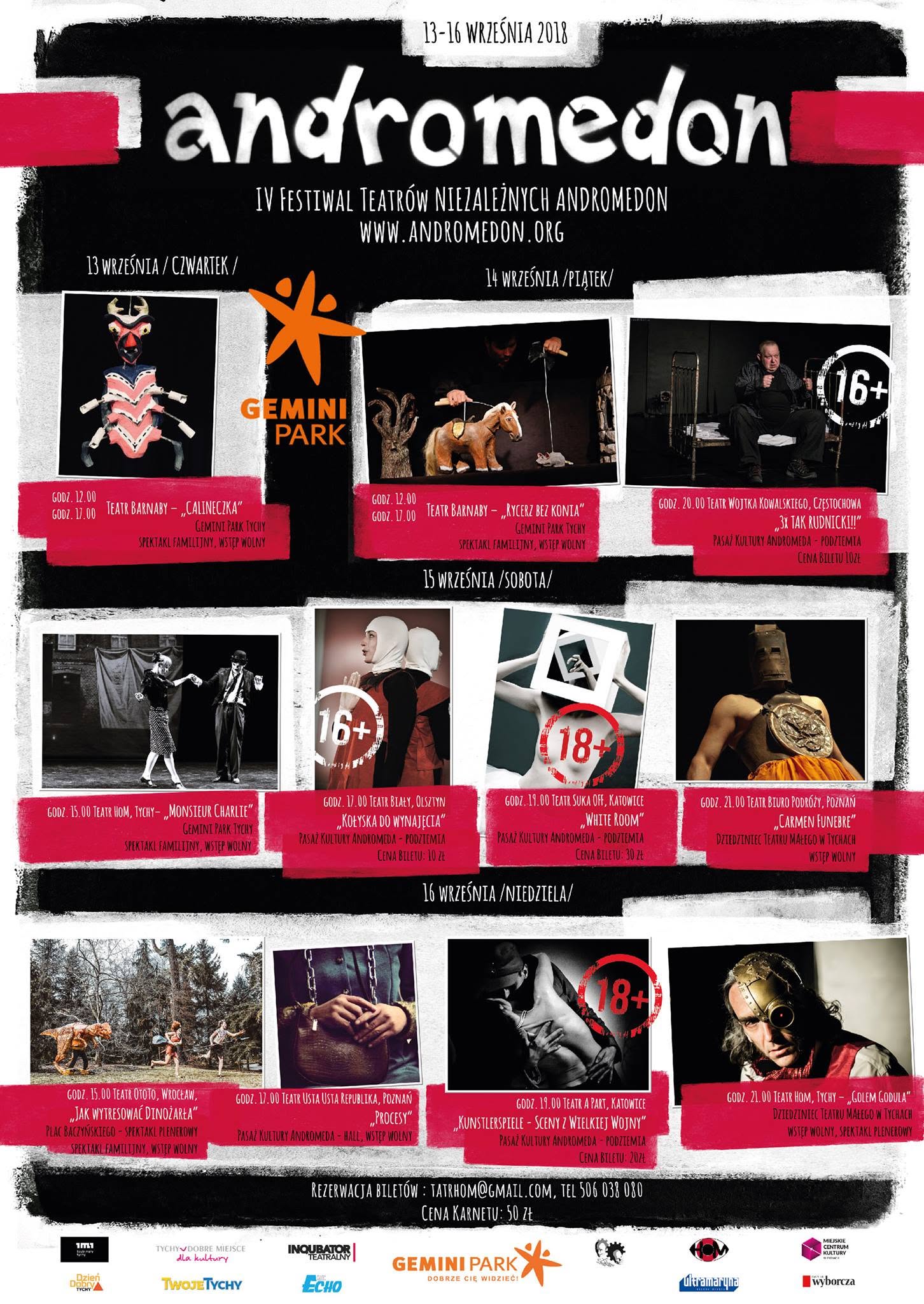 Plakat IV Edycji Festiwalu Andromedon
