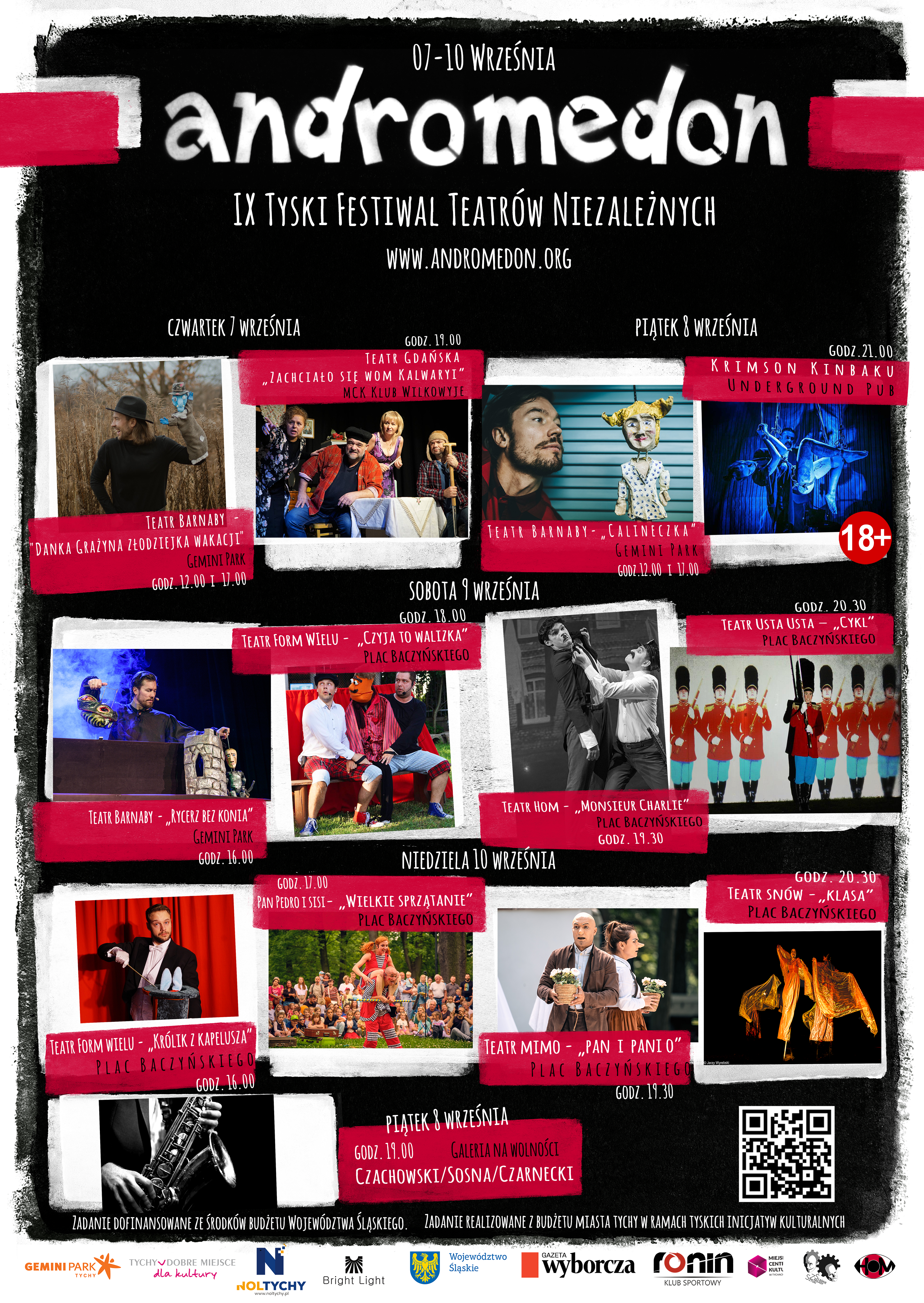 Plakat IX Edycji Festiwalu Andromedon