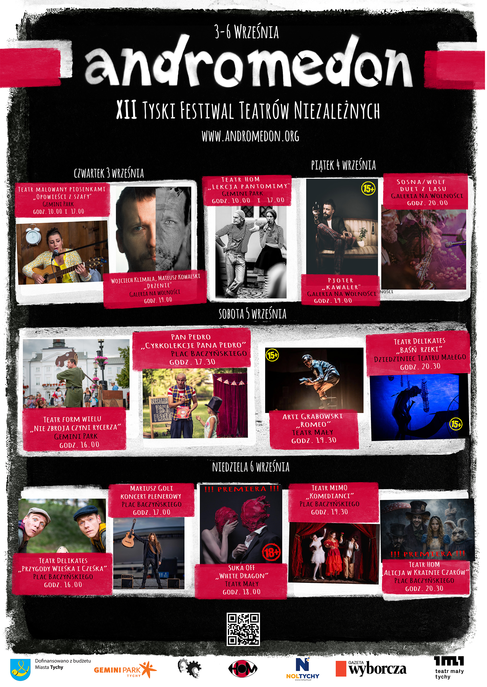 Plakat XII Edycji Festiwalu Andromedon